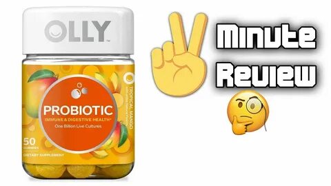 2 Minute Review - OLLY Probiotic Gummies - YouTube