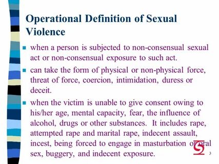 1 Briefing on New Service Mode in Handling Sexual Violence C