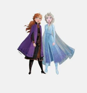 Frozen 2 - Anna & Elsa - A Journey Together PNG Free Downloa