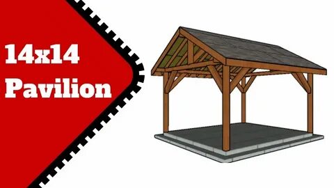 14x14 Pavilion Plans Free - YouTube