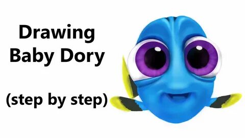 How to Draw Baby Dory - Step by Step - YouTube