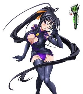 Highschool DxD:Himejima Akeno Hyper Sexu Chinadress Devil Render v2.