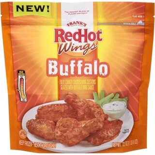 Frank's RedHot Buffalo Chicken Wings, 22 oz - Walmart.com