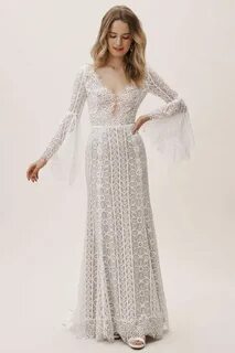 Willowby by Watters Adelaide Gown Elopement dress, Bohemian 