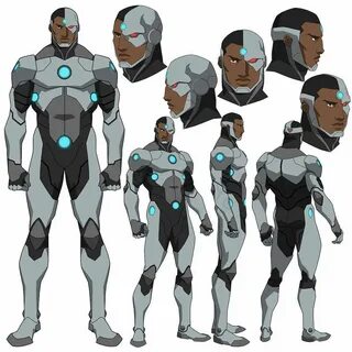 New Cyborg design for Reign of the Supermen by Phil Bourassa