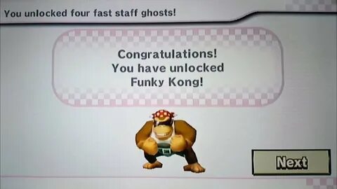 Mario Kart Wii : How to Unlock Funky Kong : Part 1 - YouTube