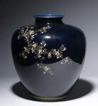 File:Ando Cloisonné Company - Vase with Flowering Cherry and