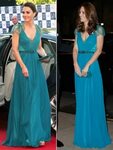 Kate Middleton Just Recycled Teal Lace Gown She Originally W