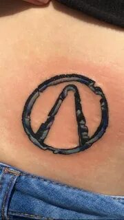 Vault Symbol Tattoo Borderlands tattoo, Tattoos, Symbol tatt