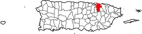 Map Of Puerto Rico Highlighting San Juan - Dorado Puerto Ric