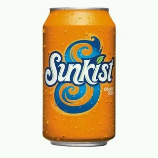 Sunkist Orange soda, Sunkist, Fanta can