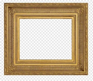 Square gold frame png PNGBarn