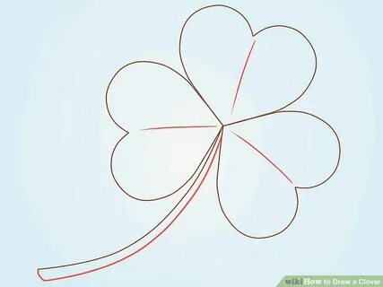 How To Draw A Clover Easy