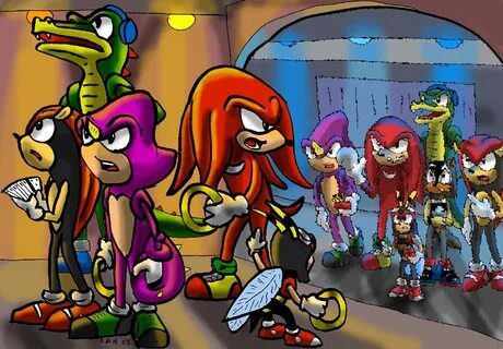 Knuckleschaotix.net - Knuckles Chaotix fan art, Knuckles, Es