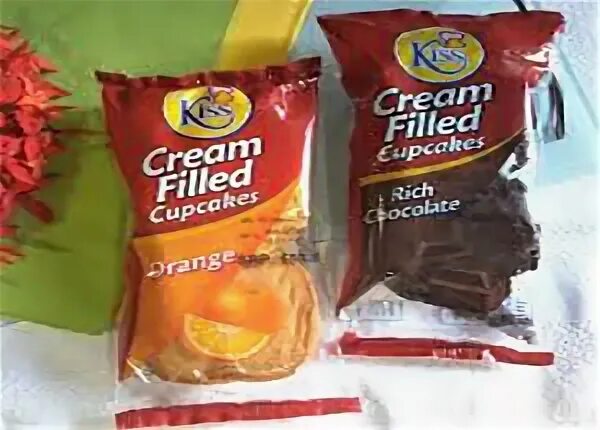 Kiss Cake Cream Filled - Orange (Bundle of 3) - Jamaican Cra