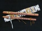 Several Native American flutes - deep / beautiful / expressi