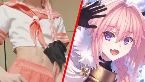 Se hace viral un cosplay de Astolfo por usar como "accesorio