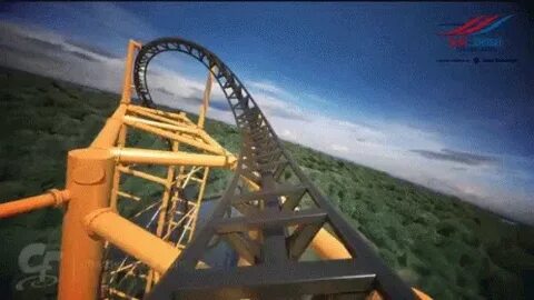 Fast Roller Coaster GIF - Fast Roller Coaster Thrilling - De