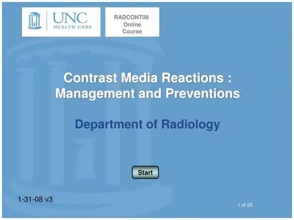 PPT - Contrast Media Reactions : Management and Preventions 