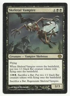 Skeletal Vampire x1 MTG MP Duel Decks Garruk Vs Liliana Blac