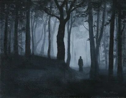 Alone in the Woods Painting by Stacy Williams Fine Art Ameri