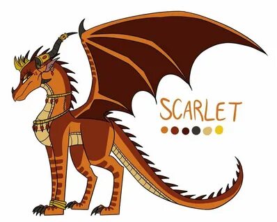 WoF-Ex-Queen Scarlet by Herakidpatrol Wings of fire dragons,