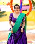 Rashmi Gautam in half saree photoshoot - South Indian Actres