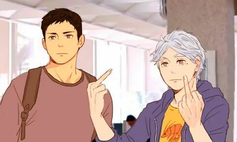 Пин на доске DaiSuga (Daichi Sawamura x Koushi Sugawara)