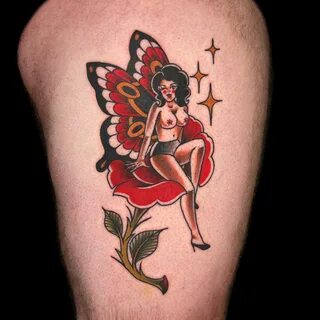 Fairy Tattoo by Jessa Bigelow Tattoos, Fairy tattoo, Pixie t