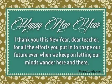 40 Happy New Year Wishes for Teachers (2023 Messages & Greet