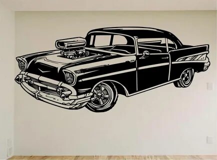 Car Wall Decal Stickers Murals Boys Room Man Cave in 2022 Bo