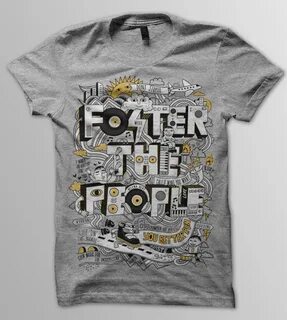 FOSTER THE PEOPLE TEE DESIGN on Behance