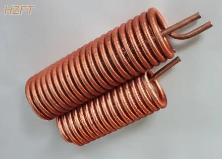 Energy Saving Finned Copper Coil Heat exchanger For Process 