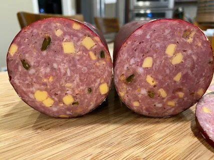 Homemade Jalapeno Cheddar Summer Sausage