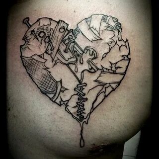 @southseastattoo on Instagram: "Touchy Pete's broken heart..