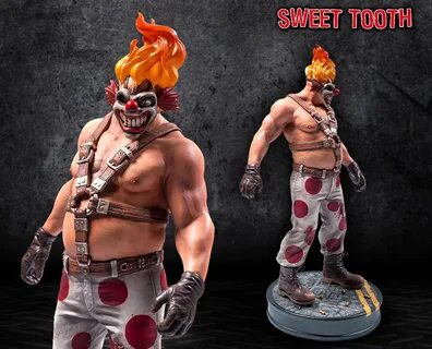 Twisted Metal ®: Sweet Tooth Statue Gaming Heads