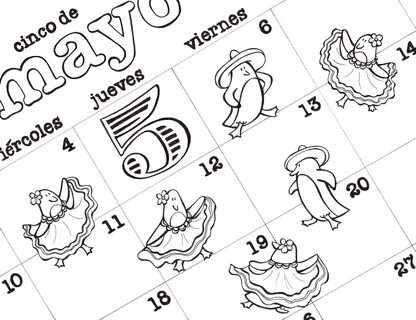 Cinco De Mayos Printable Coloring Pages - Coloring Cool