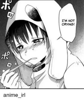 I'M NOT CRYING! Anime Meme on SIZZLE