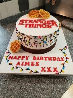 Stranger things cake Doğumgünü pastaları, Doğum günü ve Past