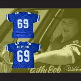 Billy Bob 69 West Canaan Coyotes Football Jersey Varsity Blu