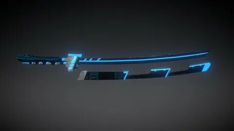 Sci Fi Katana - 3D model by WeiJian1030 (@weijian1030) 888aa