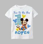Mickey Mouse First Birthday Shirt - Mickey Mouse Birthday Sh