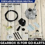 Universal Go Kart Forward Reverse Gear Box For 3/4" TAV2 30 