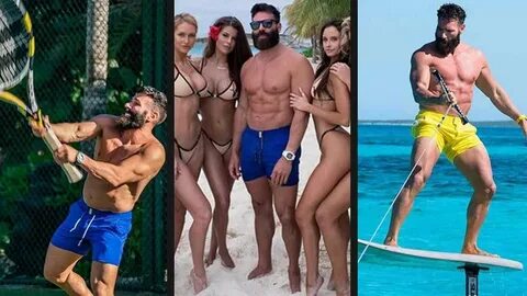 El verano azul del millonario Dan Bilzerian haciendo deporte