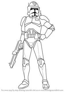 Star Wars Commander Cody Drawing