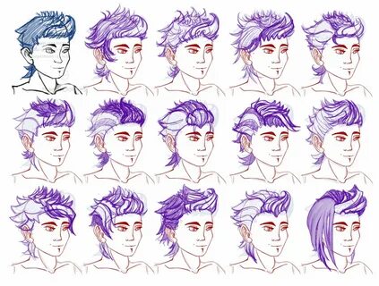 Reference Hairstyles Drawing Male : The Silver Eye - Enel Cu