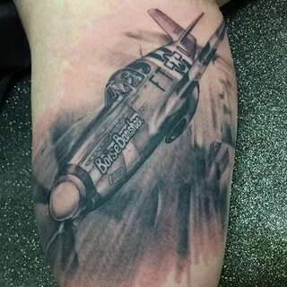 #tattoo #tattoos #mustangp51 #mustang #p51 #plane #airplane 
