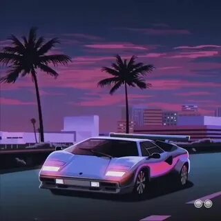 digital art mr. melville white lamborghini digital art palms