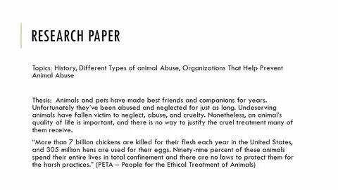 Animal abuse research essays biology homework help