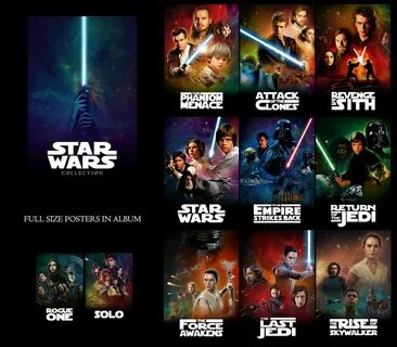 Plex posters for the Star Wars films - Album on Imgur